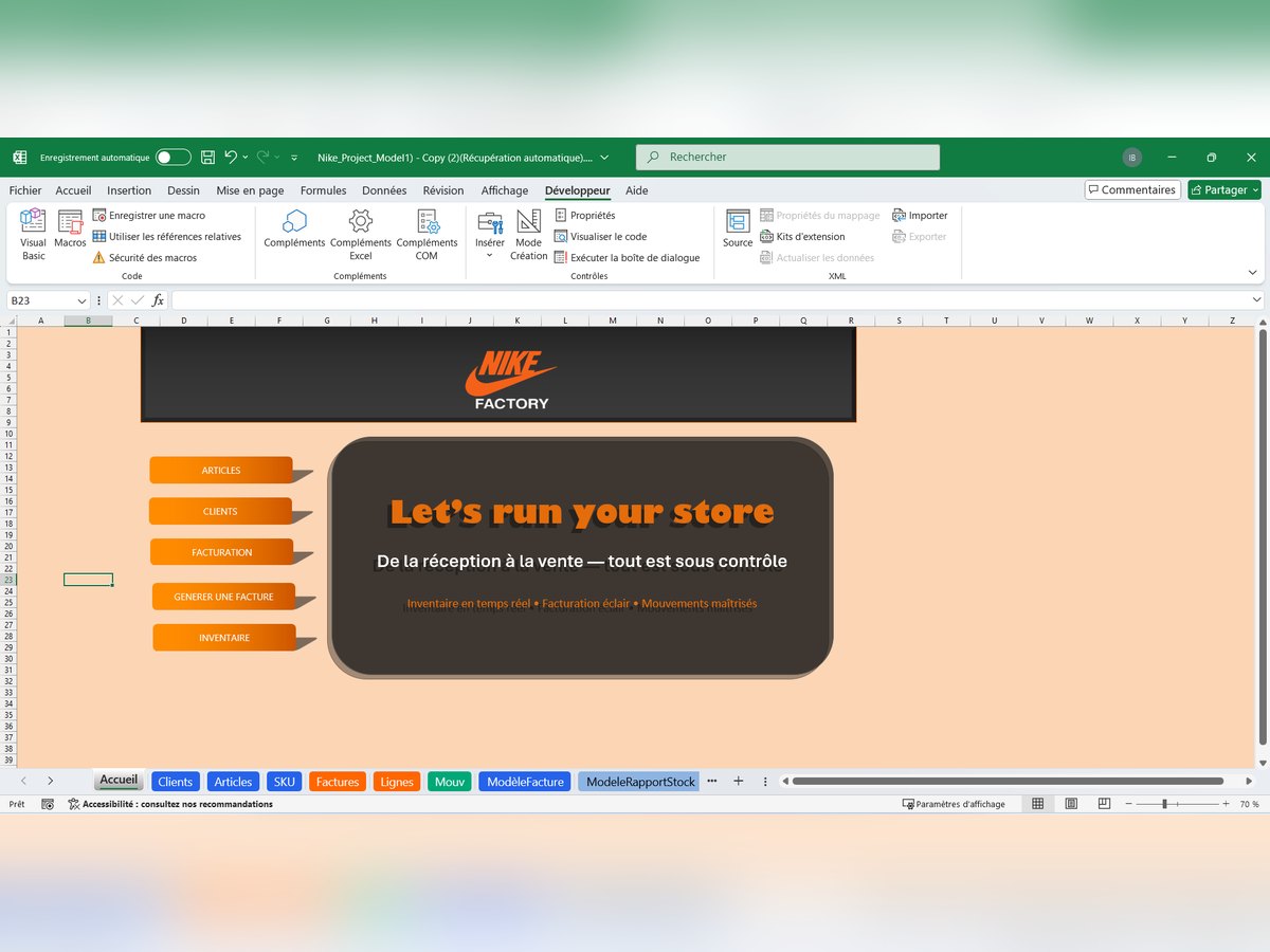Nike Factory Management System